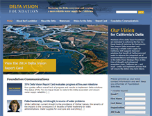 Tablet Screenshot of deltavisionfoundation.org
